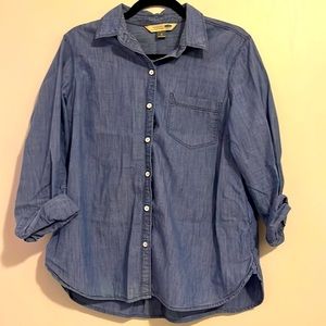 Old Navy Chambray/denim Button Down